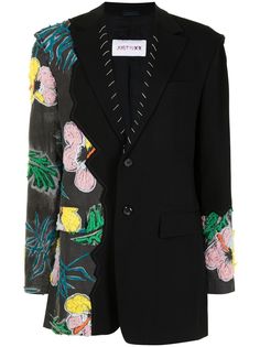 JUST IN XX деконструированный блейзер со вставками