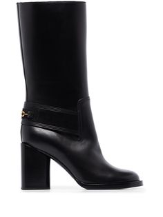 Salvatore Ferragamo сапоги с пряжкой Gancio