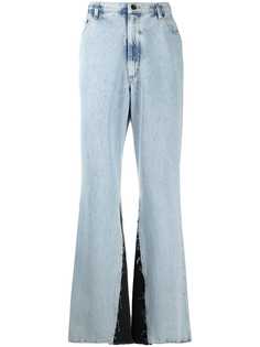 DUOltd джинсы свободного кроя с боковыми вставками