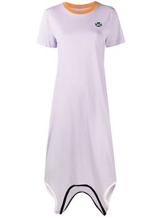 Marni платье-футболка с контрастной отделкой