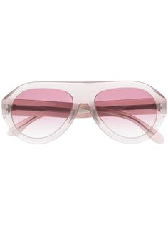 Isabel Marant Eyewear солнцезащитные очки-авиаторы в прозрачной оправе