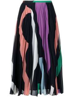 Essentiel Antwerp юбка миди в стиле колор-блок