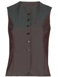 EFTYCHIA buttoned tailored waistcoat