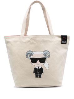 Karl Lagerfeld двусторонняя сумка шопер K/Zodiac Овен