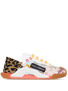 Dolce & Gabbana кроссовки NS1 в технике пэчворк