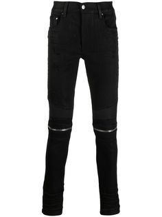 AMIRI вощеные джинсы кроя слим