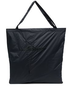 Rick Owens X Champion сумка-тоут с вышитым логотипом