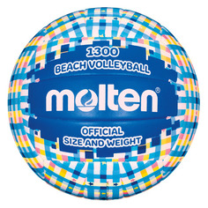 Мяч волейбольный MOLTEN 8QTVZNUKP4, для пляжа, 5-й размер, мультиколор [v5b1300-cb-.]