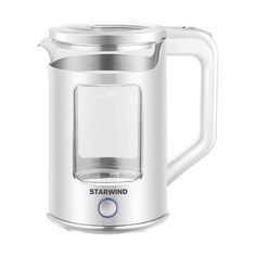 Чайник электрический StarWind SKG2060, 1500Вт, белый