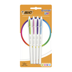 Набор ручек шариков. Bic Cristal Up Fun (949870) ассорти d=0.35мм блистер (4шт) 20 шт./кор.