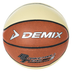 Мяч баскетбольный DEMIX Team, для зала, 5-й размер, коричневый/бежевый [s18edeat021-fc]