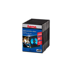 Коробка HAMA H-51182 Jewel Case, 25шт., черный [00051182]