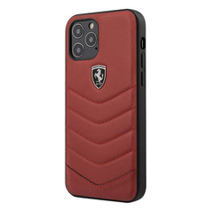 Чехол (клип-кейс) Ferrari, для Apple iPhone 12/12 Pro, красный [fehquhcp12mre] Noname