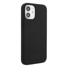 Чехол (клип-кейс) Mini silicone, для Apple iPhone 12 mini, черный [mihcp12ssltbk] Noname