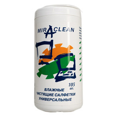 Влажные салфетки Miraclean (24168), 105 шт (туба) Noname
