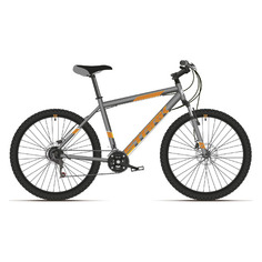 Велосипед Stark Respect 29.1 D (2021) горный рам.:20" кол.:29" серый/оранжевый 15.9кг (HD00000155)