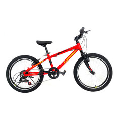 Велосипед Forward Rise 20 2.0 (2021) горный (детск.) рам.:10.5" кол.:20" красный/ярко-желтый 11кг (R