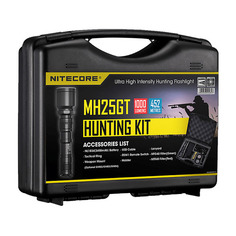 Ручной фонарь NITECORE MH25GT Hunting Kit, черный [10841]