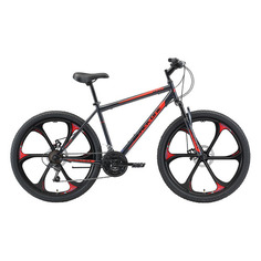 Велосипед BLACK ONE Onix 26 D FW (2021), горный (взрослый), рама 18", колеса 26", серый/черный, 19.1кг [hd00000409]