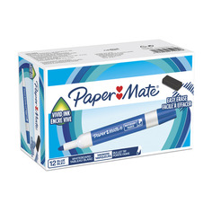 Набор маркеров для досок PAPER MATE 2071060, пулевидный пишущий наконечник, синий