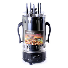 Шашлычница электрическая Endever Grillmaster 290 1100Вт черный/серебристый
