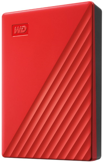 Внешний жесткий диск WD My Passport 4TB Red (WDBPKJ0040BRD-WESN)