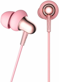 Наушники с микрофоном 1MORE Stylish Dual Pink (E1025)