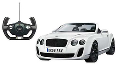 Радиоуправляемая машина Rastar Bentley Continetal GT, 1:12, белая (49900W)