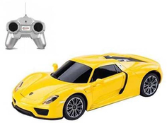 Радиоуправляемая машина Rastar Porsche 918 Spyder, 1:24, желтая (71400Y)