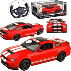 Радиоуправляемая машина Rastar Ford Shelby GT500, 1:14, красная (49400R)