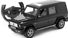 Радиоуправляемая машина Rastar Mercedes G55 AMG, 1:14, черная (30400B)