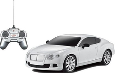 Радиоуправляемая машина Rastar Bentley Continental GT Speed, 1:24, белая (48600W)