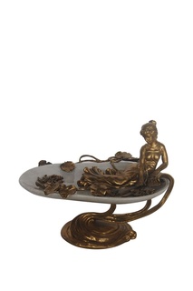 Блюдо с девушкой 29x24x20 ГЛАСАР