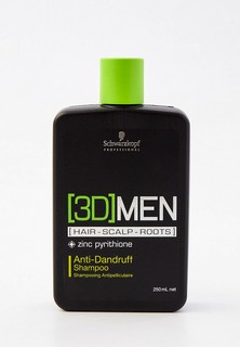 Шампунь Schwarzkopf Professional [3D]MEN, 250 мл