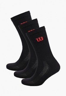 Носки 3 пары Wilson M CREW SOCK 3PR/PK