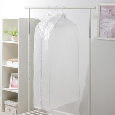 Чехол для одежды плотный доляна, 60×100×50 см, peva, цвет белый