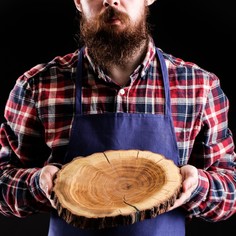 Блюдо-доска, спил для подачи Доброе дерево