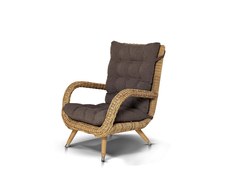 Кресло из искусственного ротанга Толедо соломенное 4sis