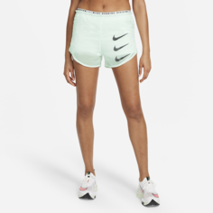 Женские беговые шорты 2 в 1 Nike Tempo Luxe Run Division - Зеленый
