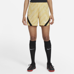 Женские трикотажные футбольные шорты Nike Dri-FIT Strike - Желтый