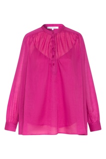 Двухслойная розовая блузка Nahel Gerard Darel