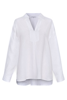 Белая хлопковая блузка Neho Gerard Darel