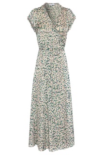 Платье с принтом и V-образным вырезом Gerard Darel