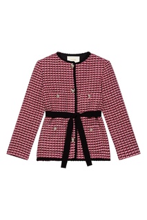 Твидовый жакет с поясом Maje