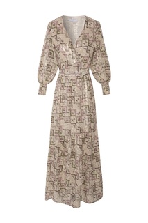 Шелковое платье с принтом Solange Gerard Darel