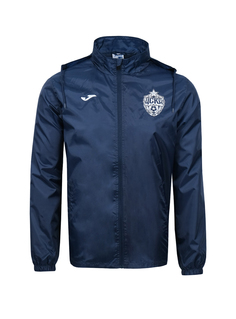 Ветрозащитная куртка детская тёмно-синяя QR (128) ПФК ЦСКА