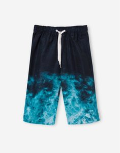 Пляжные шорты с принтом для мальчика Gloria Jeans