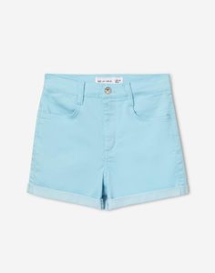 Голубые джинсовые шорты New slim для девочки Gloria Jeans