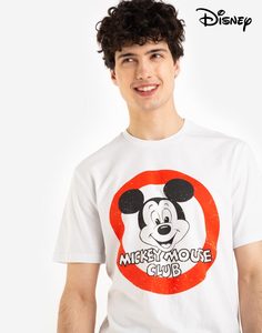 Белая футболка с принтом Disney Gloria Jeans