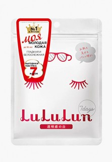 Маска для лица LuLuLun увлажняющая и улучшающая цвет лица Face Mask White 7, 125 г